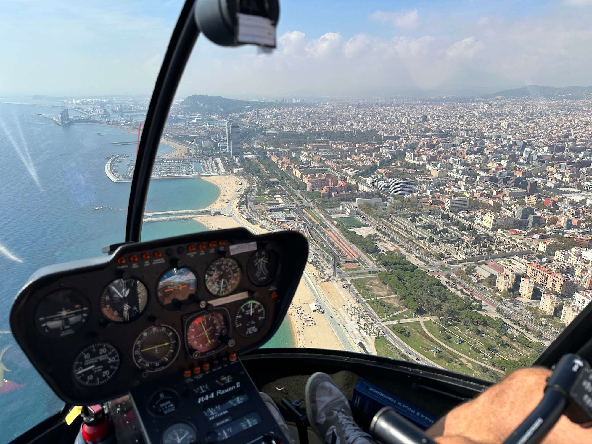 Viaje privado en helicoptero Barcelona